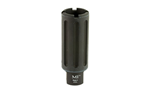 BLAST CAN Midwest Industries MIBC556 Blast Can  Black Hardcoat Anodized 6061-T6 Aluminum w