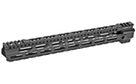 COMBATRAILM-LOK Midwest Industries MICRLW15 Combat Lightweight AR-15 Black Hardcoat Anodized Alu