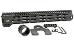 GEN 4 M-SERIES Midwest Industries MIG4M13375 Tactical G4M Handguard AR-15 Black Hardcoat Anodiz
