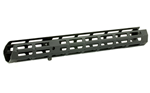M-LOK Midwest Industries MIMARMR Handguard  made of Aluminum with Black Anodized Finis