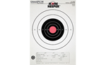 Champion Traps ORANGE BULLSEYE Champion Targets 45723 Score Keeper Slow Fire Bullseye Paper Hanging 25 yds Pist