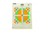 Champion Traps FLOURESCENTORAN Champion Targets 45761 Score Keeper  Bullseye Paper Hanging 100 yds Rifle 14" x