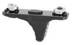 Phase 5 Weapon MINI PHASE 5 WEAPON SYSTEMS MHSMLOKBL M-Lok Mini Hand Stop Black Anodized 6061-T6 Alu