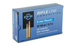 PRVI Partizan RIFLE PPU PP8S Metric Rifle  8mm Mauser 196 gr Soft Point (SP) 20 Bx/ 10 Cs