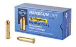 PRVI Partizan PISTOL PPU PPH357MF Handgun  357 Mag 158 gr Flat Point Jacketed (FPJ) 50 Bx/ 10 Cs