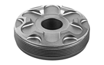Rugged Gear RSFC005 RUGGED SUPPRESSOR FC005 TI Front Cap  7.62mm Titanium/Teflon
