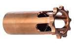 Rugged Gear RSOP008 RUGGED SUPPRESSOR OP008 Suppressor Piston  M14.5x1 LH Copper 17-4 Stainless Stee
