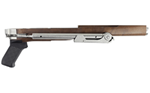 Samson Manufact  Samson 10-00001-00 A-TM Folding Stock Stainless Steel & Walnut Finish with Black