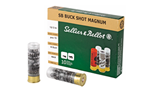 SHOTSHELL Sellier & Bellot SB12BSA Shotgun 12 Gauge 3" 15 Pellets 00 Buck Shot 10 Bx/ 25 C