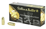 PISTOL Sellier & Bellot SB380A Handgun  380 ACP 92 gr Full Metal Jacket (FMJ) 50 Bx/ 20