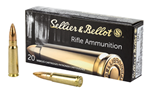 RIFLE Sellier & Bellot SB76239A Rifle  7.62x39mm 123 gr Full Metal Jacket (FMJ) 20 Bx/