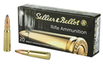 RIFLE Sellier & Bellot SB76239B Rifle  7.62x39mm 123 gr Soft Point (SP) 20 Bx/ 30 Cs
