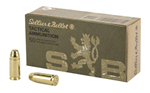 Sellier & Bellot SB9SUBA Handgun  9mm Luger Subsonic 140 gr Full Metal Jacket (F