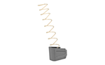 SI-EMP-G19 Strike Industries EMPG19 Enhanced Magazine Plate  made of Polymer with Black Fin