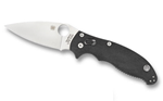 MANIX2 Spyderco C101GP2 Manix 2  3.37" Folding Drop Point Plain CPM S30V SS Blade Black