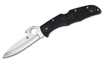 ENDURA4 Spyderco C10PGYW Endura 4 Lightweight 3.81" Folding Drop Point w/Gut Hook Plain