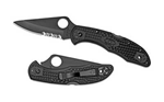 Spyderco  C11PSBBK SPYDERCO DELICA4 COMBO BLADE BLK