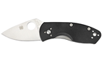 AMBITIOUS G-10 Spyderco C148GP Ambitious  2.25" Folding Drop Point Plain 8Cr13MoV SS Blade Blac