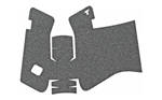 Talon Grips Inc GRANULATE Talon Grips 380G Adhesive Grip  Textured Black Granulate for Glock 17,19x,22,24,