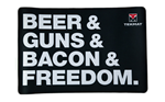 Tekmat ORIGINAL MAT TEK-R17-BGBF TEKMAT MAT BEER/GUNS/BACON & FREEDOM