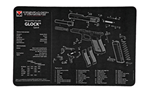 Tekmat GLOCK GEN 4 TEK-R17-GLOCK-G4 TEKMAT PISTOL MAT FOR GLK GEN 4 BLK