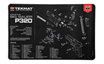 Tekmat  TEK-R17-SIGP320 TEKMAT PISTOL MAT SIG P320