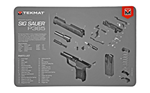 Tekmat SIG P365 TekMat TEKR17SIG9365 Sig Sauer P365 Cleaning Mat Multi Color Rubber 17" Long Sig