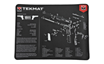Tekmat  TekMat TEKR201911 1911 Ultra Cleaning Mat Black/White Rubber 20" Long 1911 Parts
