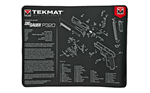 Tekmat SIG P320 TekMat TEKR20SIGP320 Sig Sauer P320 Ultra Cleaning Mat Black/White Rubber 20" Lo