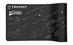 Tekmat  TekMat TEKR36MOSSBERGG Mossberg Shotgun Cleaning Mat Black/White Rubber 36" Long