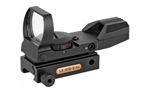 Truglo DUAL COLOR OPEN TruGlo TG-8370B Open Dot Sight  Black Anodized 1x 34mm 5 MOA Dual (Red/Green) Il