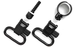 QD 115 CF Uncle Mike's 13312 Full Band Swivel Set made of Steel with Blued Finish, 1.25" L