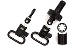 QD MAG CAP Uncle Mike's 18102 Mag Cap Swivel Set made of Steel with Blued Finish, 1" Loop S