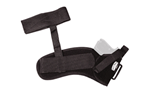 UM88121 Uncle Mike's 88121 Ankle Holster Size 12 Style made of Cordura with Black Finish