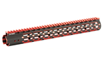 Leapers, Inc. -  MTU019SSMR2 UTG PRO M-LOK 15"SSLM 2TN RL BLK/RD