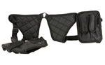 Leapers, Inc. - DELUXE PVC-H170B UTG DLX UNIV HORZ SHLDR HLSTR BLK