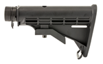 Leapers, Inc. - MODEL 4 UTG Pro RBU6BM Mil-Spec Stock Assembly Black Synthetic 6 Position for AR-15, M16