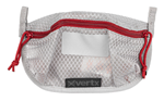 Vertx/fechheime OVERFLOWMESHPOU Vertx VTX5195AGYNA Overflow Pouch Small Size made of White Nylon with Mesh & Red