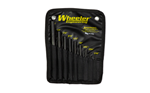 ROLL PIN Wheeler 710910 Roll Pin Punch Set Starter Set Black/Yellow Steel Knurled Handle