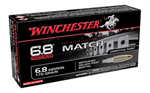 Winchester Ammu MATCH Winchester Ammo S68WM Match  6.8 Western 170 gr Sierra MatchKing Hollow Point Bo