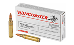 Winchester Ammu  Winchester Ammo USA5562 USA  5.56x45mm NATO 62 gr Full Metal Jacket (FMJ) 20 Bx/