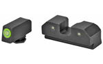 Xs Sights  XS Sights GLR012P6G R3D Night Sights 3-Dot Set Tritium Green with Green Outline