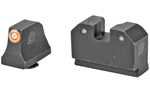 Xs Sights  XS Sights GLR021P6N R3D Night Sights 3-Dot Set Tritium Green with Orange Outline