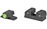 Xs Sights  XS Sights SIR015P6G R3D Night Sights 3-Dot Set Tritium Green with Green Outline