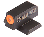 100263 Night Fision CNK025001OGX Perfect Dot Night Sight Square Tritium Green with Oran