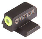 100264 Night Fision CNK025001YGX Perfect Dot Night Sight Square Tritium Green with Yell