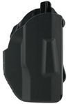 100394 Safariland 737889518411 7TS  Black SafariSeven Nylon Blend Belt Glock 43 w/Light