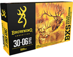 Browning Ammuni 100689 Browning Ammo B192430061 BXS   30-06 Springfield 180 GR Terminal Tip 20 Bx/ 10 C