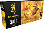 Browning Ammuni 100691 Browning Ammo B192430001 BXS  300 WSM 180 gr Terminal Tip 20 Bx/ 10 Cs
