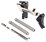 Zev Technologie 100810 ZEV FULADJULT9BB Fulcrum Adjustable Trigger Ultimate Kit Curved with Black Safet